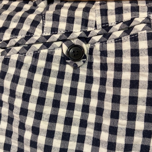 Land’s End Gingham Ankle Length Straight Leg Mid-Rise Pants 18W - Picture 5 of 10
